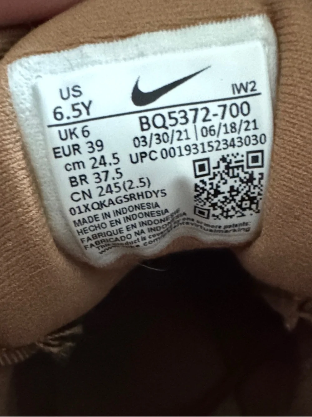 Nike Kids Leather Boots